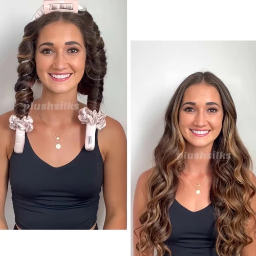 Satin Heatless Hair Curler